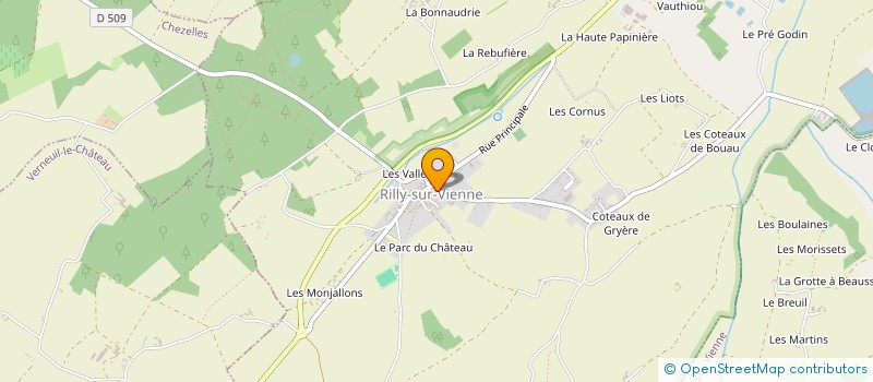 localisation de l'entreprise COMMUNE DE CHEZELLES à CHEZELLES