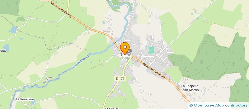 localisation de l'entreprise COMMUNE DE CHICHE  CHICHE