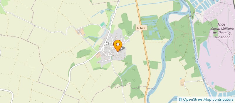 localisation de l'entreprise COMMUNE DE CHICHERY  CHICHERY