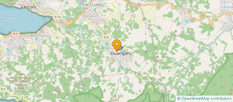 localisation de l'entreprise COMMUNE DE CHICONI à CHICONI