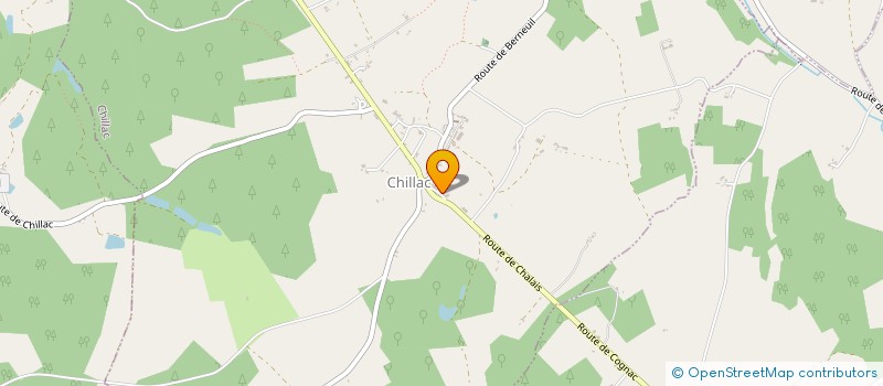 localisation de l'entreprise COMMUNE DE CHILLAC  CHILLAC