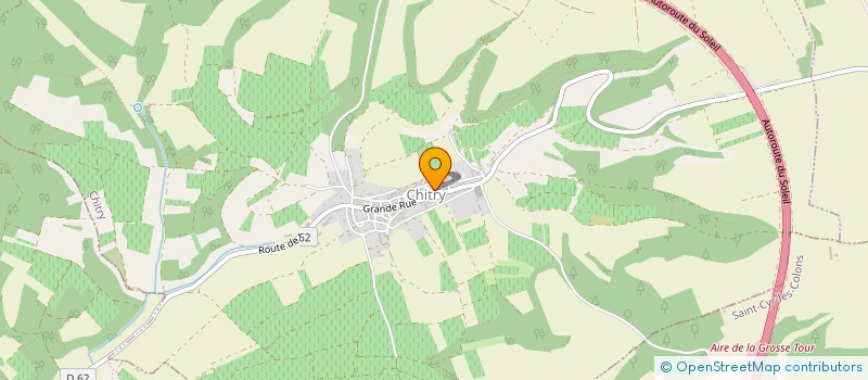 localisation de l'entreprise COMMUNE DE CHITRY  CHITRY