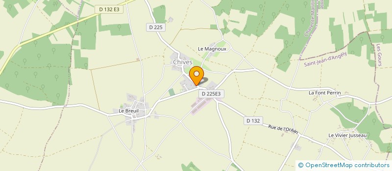 localisation de l'entreprise COMMUNE DE CHIVES  CHIVES