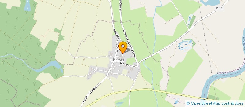 localisation de l'entreprise COMMUNE DE CHIVRES  CHIVRES