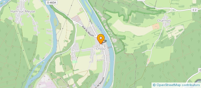 localisation de l'entreprise COMMUNE DE CHOOZ  CHOOZ