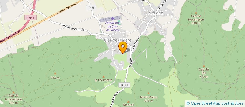 localisation de l'entreprise COMMUNE DE CIER DE RIVIERE  CIER-DE-RIVIERE