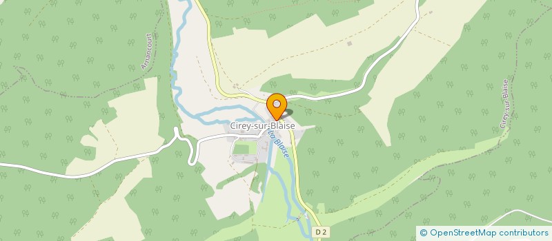 localisation de l'entreprise COMMUNE DE CIREY SUR BLAISE à CIREY-SUR-BLAISE
