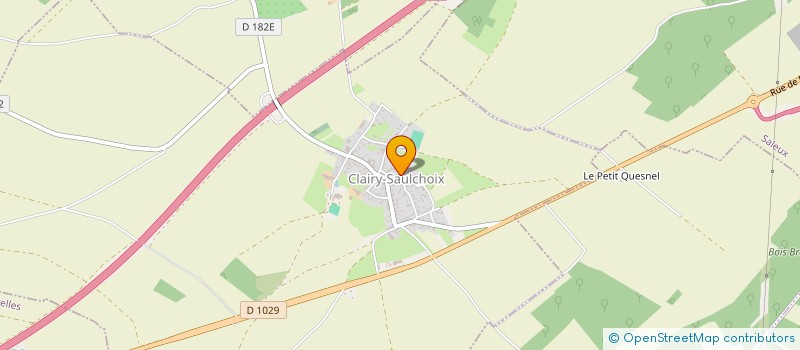 localisation de l'entreprise COMMUNE DE CLAIRY SAULCHOIX  CLAIRY-SAULCHOIX