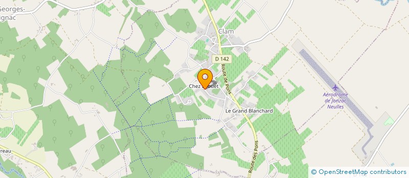 localisation de l'entreprise COMMUNE DE CLAM  CLAM