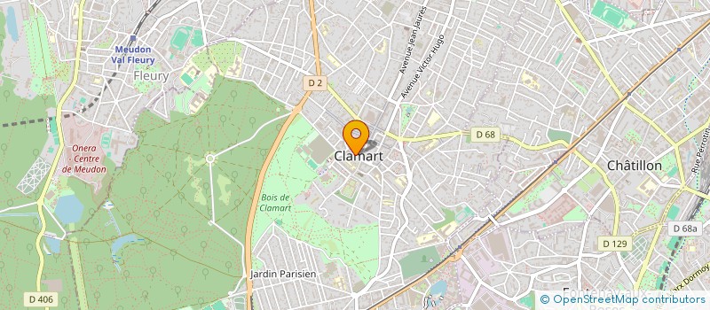 localisation de l'entreprise COMMUNE DE CLAMART à CLAMART