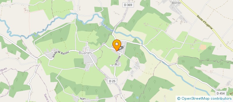 localisation de l'entreprise COMMUNE DE CLASSUN  CLASSUN