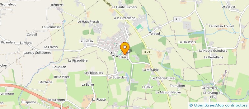 localisation de l'entreprise COMMUNE DE CLAYES  CLAYES