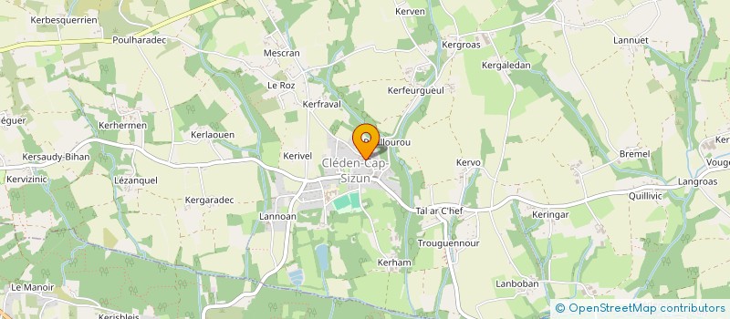 localisation de l'entreprise COMMUNE DE CLEDEN CAP SIZUN à CLEDEN-CAP-SIZUN