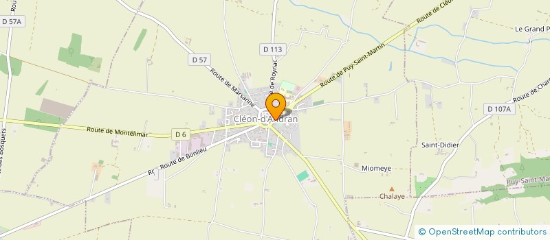 localisation de l'entreprise COMMUNE DE CLEON-D ANDRAN  CLEON-D'ANDRAN