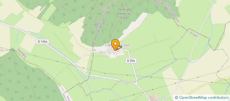 localisation de l'entreprise COMMUNE DE CLEREY LA COTE  CLEREY-LA-COTE