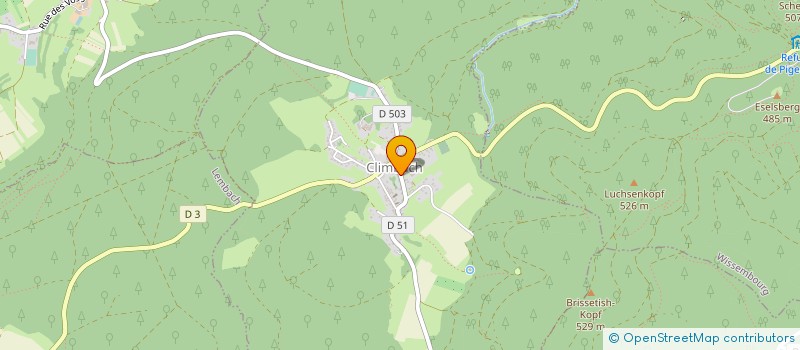 localisation de l'entreprise COMMUNE DE CLIMBACH  CLIMBACH