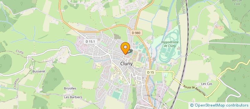 localisation de l'entreprise COMMUNE DE CLUNY à CLUNY