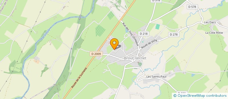 localisation de l'entreprise COMMUNE DE COGNAT LYONNE  COGNAT-LYONNE