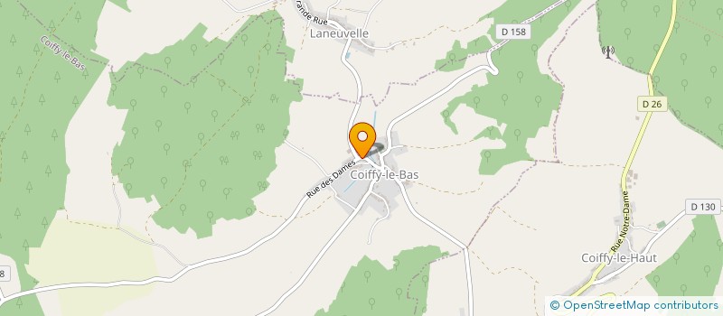 localisation de l'entreprise COMMUNE DE COIFFY LE BAS à COIFFY-LE-BAS