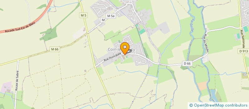 localisation de l'entreprise COMMUNE DE COIN LES CUVRY  COIN-LES-CUVRY