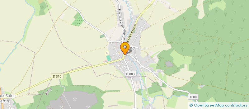 localisation de l'entreprise COMMUNE DE COINCY  COINCY