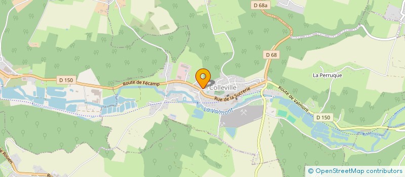 localisation de l'entreprise COMMUNE DE COLLEVILLE  COLLEVILLE