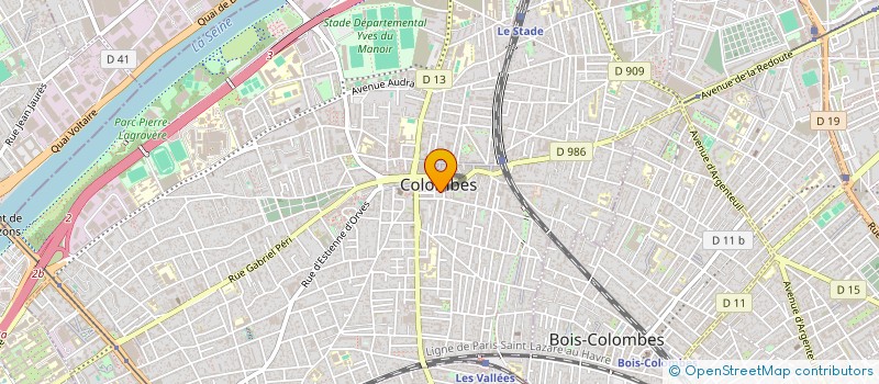 localisation de l'entreprise COMMUNE DE COLOMBES à COLOMBES