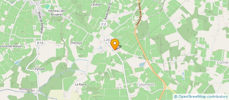 localisation de l'entreprise COMMUNE DE COLOMBIER  COLOMBIER