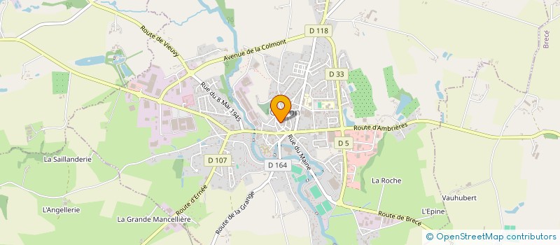 localisation de l'entreprise COMMUNE DE COLOMBIERS-DU-PLESSIS  COLOMBIERS-DU-PLESSIS