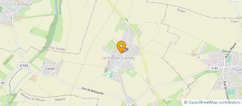 localisation de l'entreprise COMMUNE DE COLOMBIERS SUR SEULLES  COLOMBIERS-SUR-SEULLES