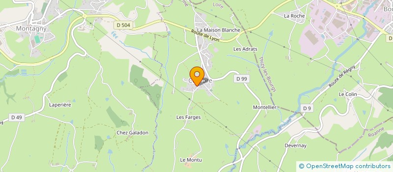 localisation de l'entreprise COMMUNE DE COMBRE  COMBRE