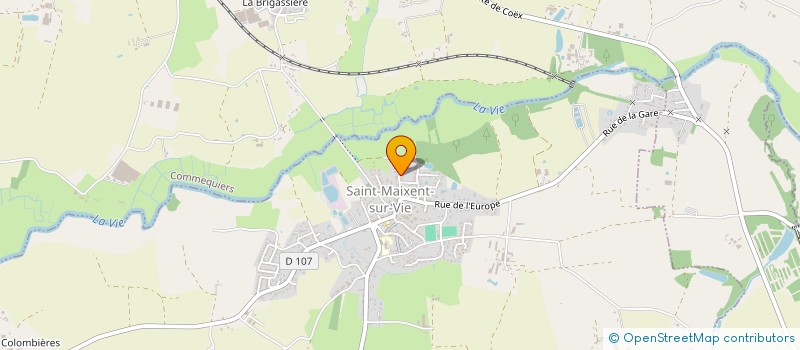 localisation de l'entreprise COMMUNE DE COMMEQUIERS  COMMEQUIERS