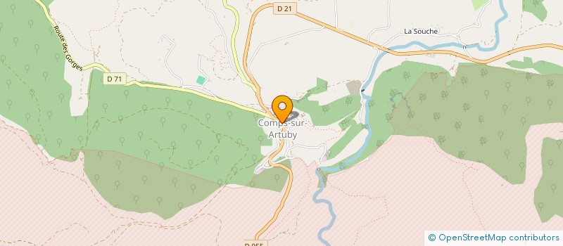 localisation de l'entreprise COMMUNE DE COMPS SUR ARTUBY à COMPS-SUR-ARTUBY
