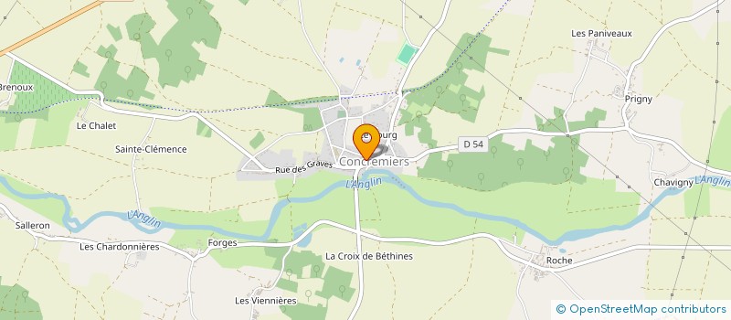localisation de l'entreprise COMMUNE DE CONCREMIERS à CONCREMIERS
