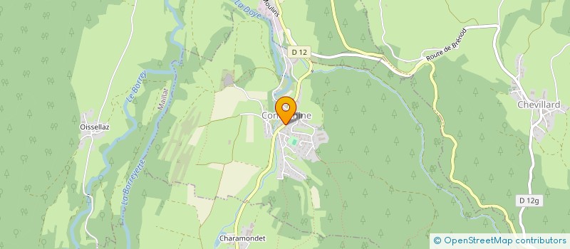 localisation de l'entreprise COMMUNE DE CONDAMINE  CONDAMINE