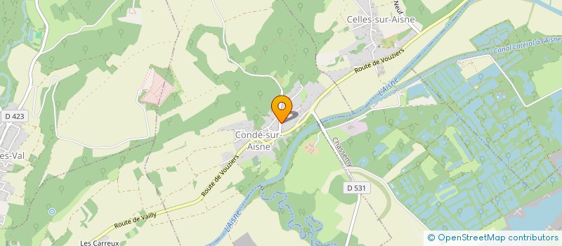 localisation de l'entreprise COMMUNE DE CONDE SUR AISNE  CONDE-SUR-AISNE