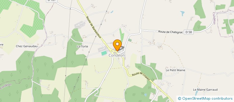 localisation de l'entreprise COMMUNE DE CONDEON à CONDEON