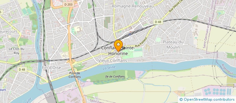 localisation de l'entreprise COMMUNE DE CONFLANS SAINTE HONORINE à CONFLANS-SAINTE-HONORINE