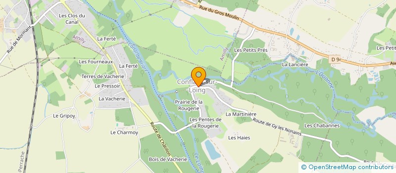 localisation de l'entreprise COMMUNE DE CONFLANS SUR LOING à CONFLANS-SUR-LOING
