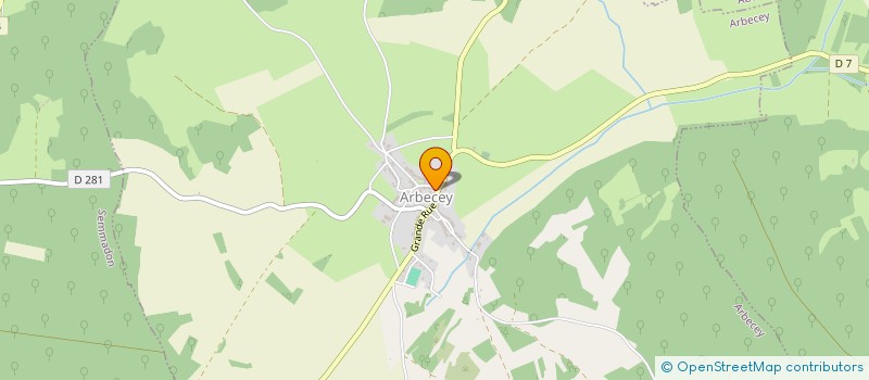 localisation de l'entreprise COMMUNE DE CONFRACOURT  CONFRACOURT