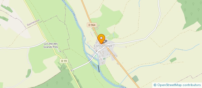 localisation de l'entreprise COMMUNE DE CONSENVOYE à CONSENVOYE