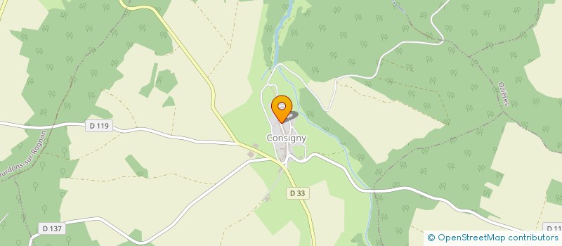 localisation de l'entreprise COMMUNE DE CONSIGNY à CONSIGNY