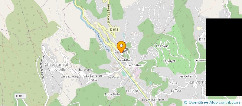 localisation de l'entreprise COMMUNE DE CONTES à CONTES