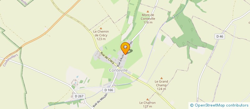 localisation de l'entreprise COMMUNE DE CONTEVILLE  CONTEVILLE