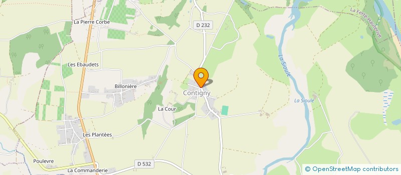 localisation de l'entreprise COMMUNE DE CONTIGNY  CONTIGNY