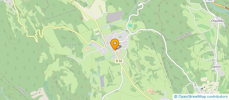 localisation de l'entreprise COMMUNE DE CONTREVOZ  CONTREVOZ