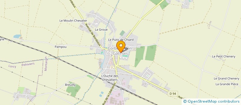 localisation de l'entreprise COMMUNE DE CORBEILLES à CORBEILLES