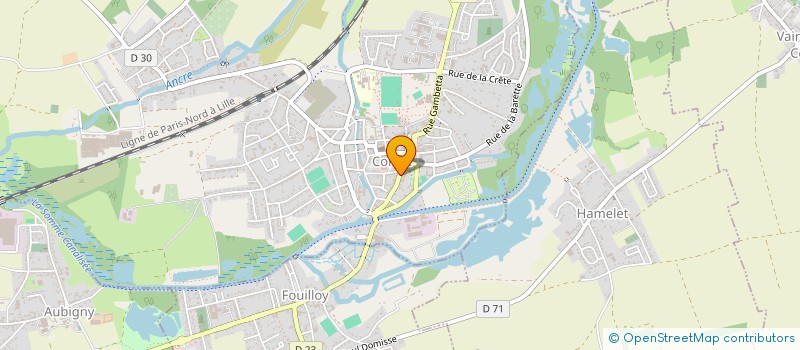 localisation de l'entreprise COMMUNE DE CORBIE à CORBIE