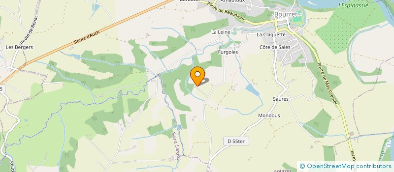 localisation de l'entreprise COMMUNE DE CORDES TOLOSANNES  CORDES-TOLOSANNES