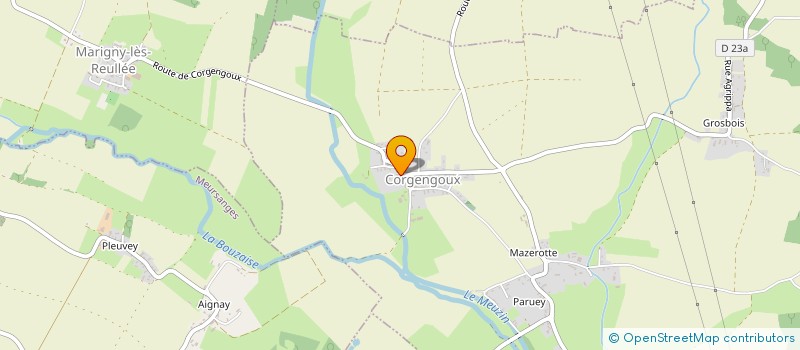 localisation de l'entreprise COMMUNE DE CORGENGOUX  CORGENGOUX